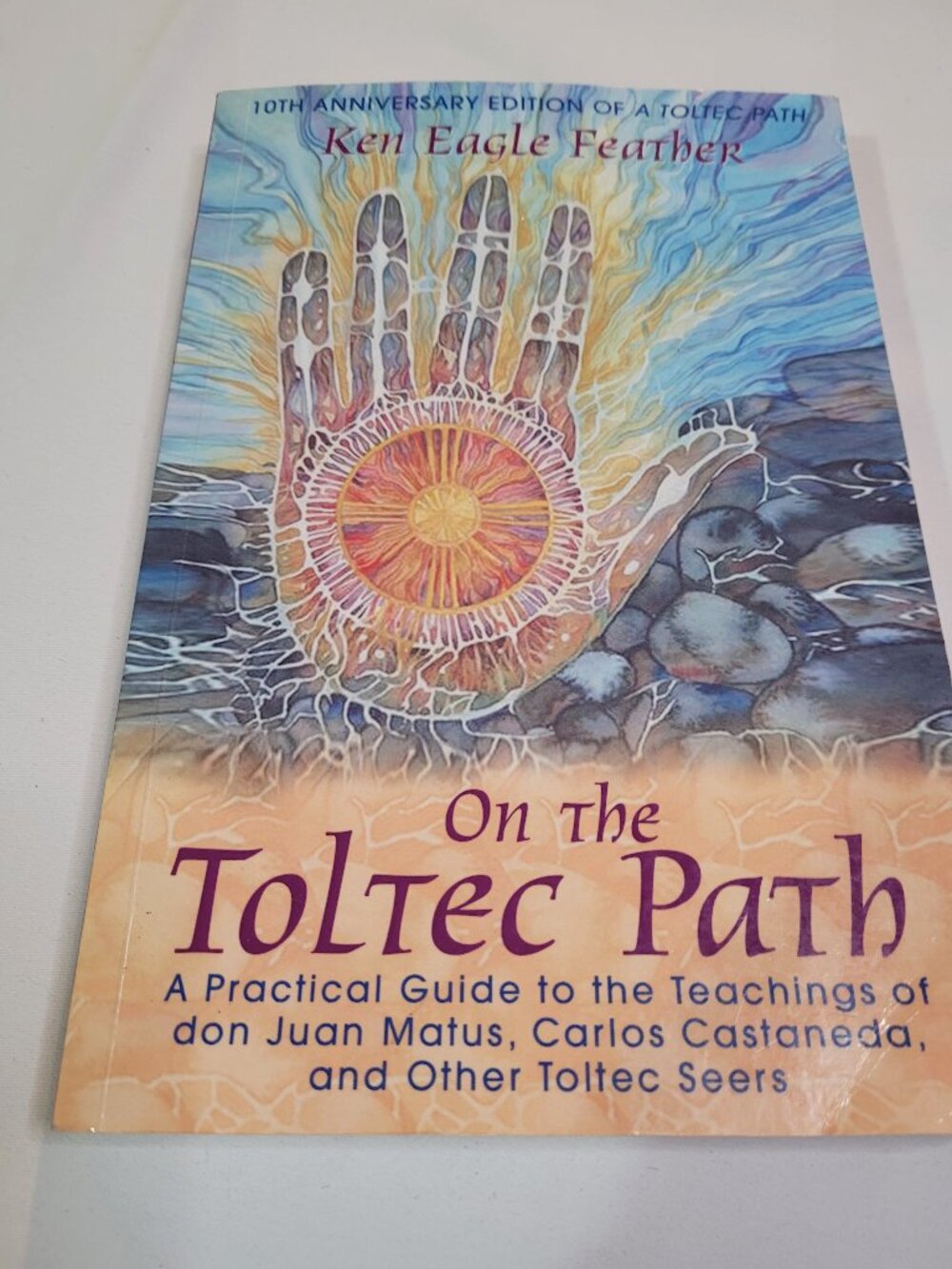 On the Toltec Path Used Spirituality Self Help Book Ken Eagle Feather Paperback